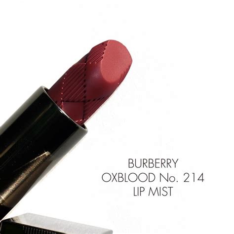 burberry lip mist oxblood swatch|Burberry Oxblood & Gold Lip Mist Reviews, Photos, Swatches.